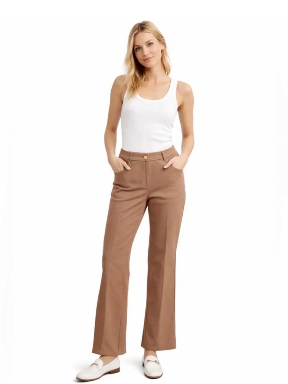 St. John Sport Tan Casual Pants